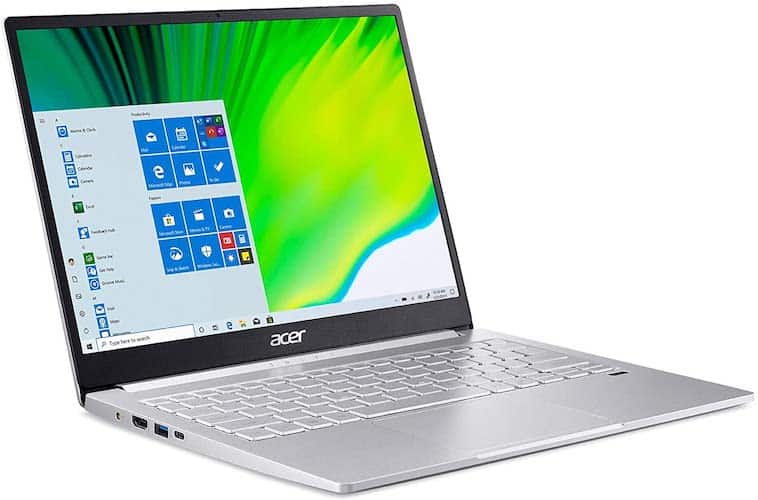Acer Swift 3 Review (SF313-53-78UG, 2021) screen
